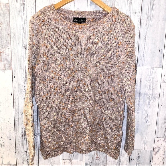Alison Andrews knit sweater blush pink metallic M NWT - Picture 1 of 4